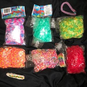 rainbow loom packs, and/or the clips for them